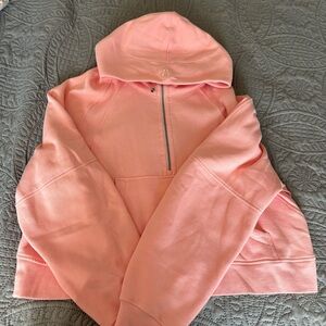 Lululemon Oversized Scuba Half Zip - Dew Pink (XL/XXL)